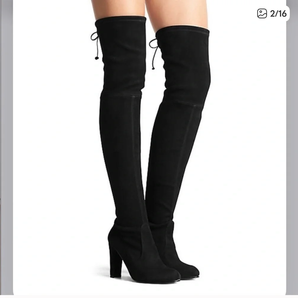 Stuart Weitzman / Highland over the knee suede heeled Boot 7